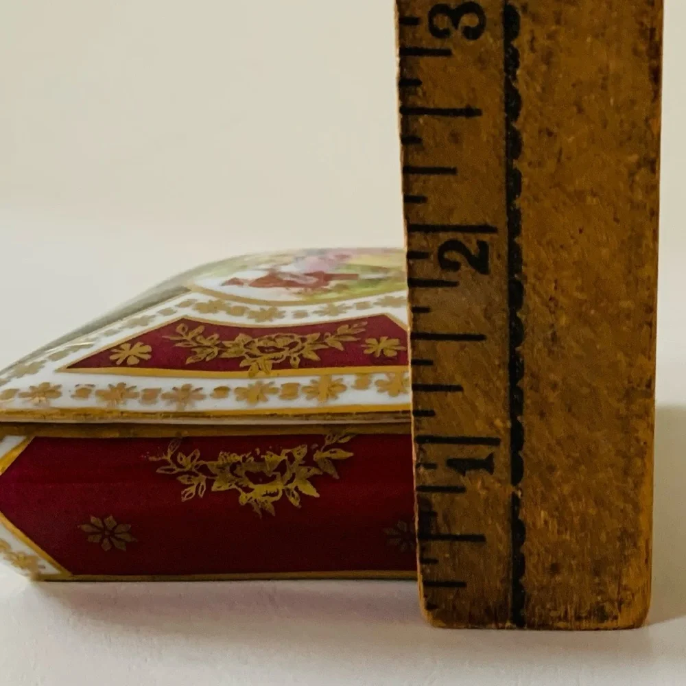 Porcelain trinket box from West Germany